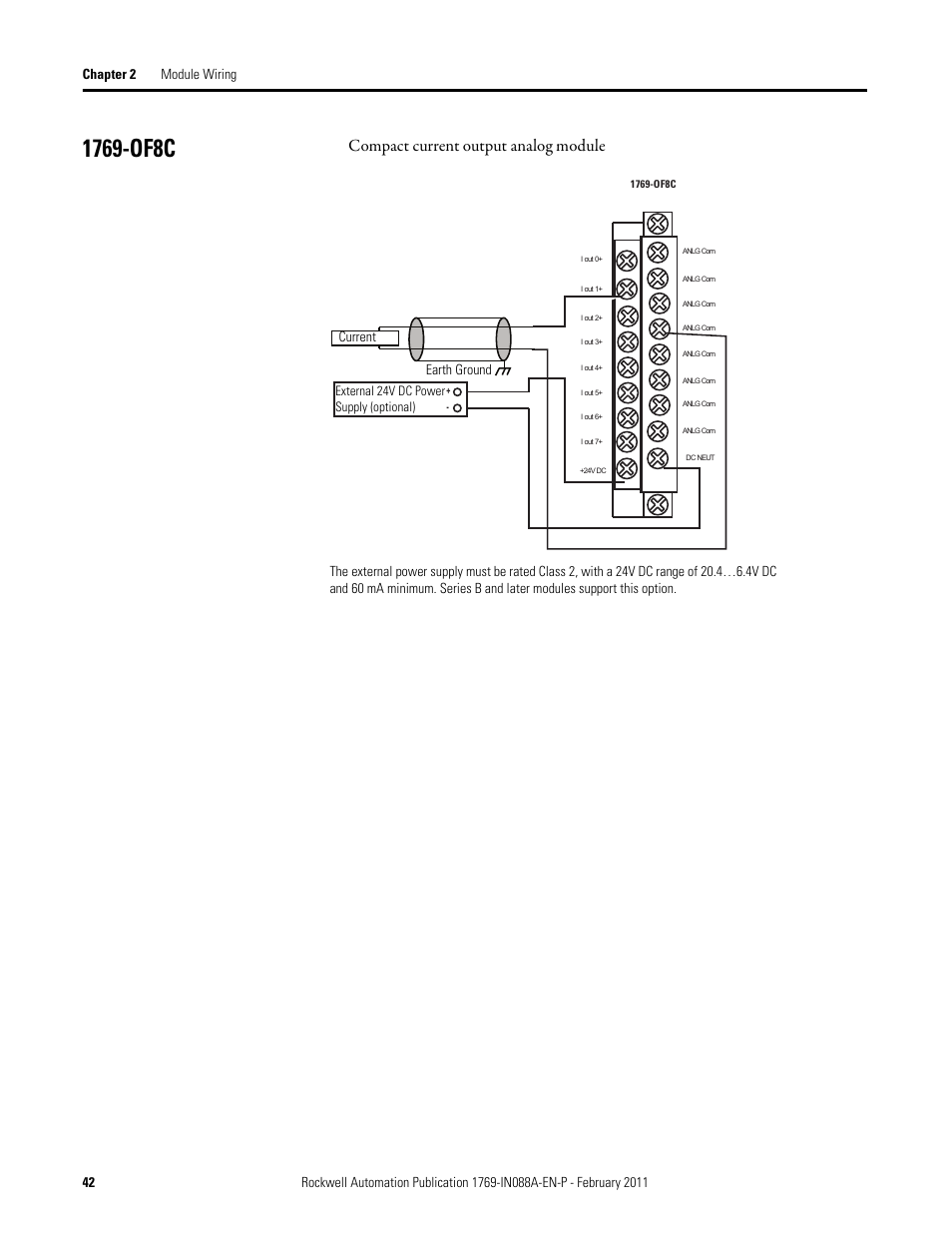 1769of8c, Compact current output analog module Rockwell Automation