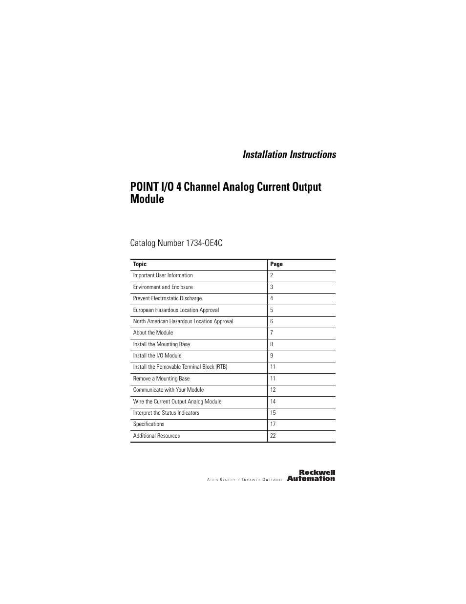 Rockwell Automation Aptitude Test