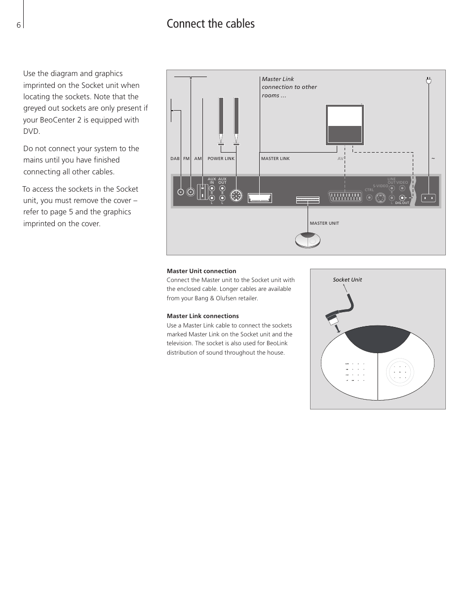 Masimo Pulse Oximeter >> Connect the cables | Bang & Olufsen BeoCenter 2 Socket Unit - User Guide User Manual | Page 6 / 16 Masimo Pulse Oximeter >> Connect the cables | Bang & Olufsen BeoCenter 2 Socket Unit - User Guide User Manual | Page 6 / 16