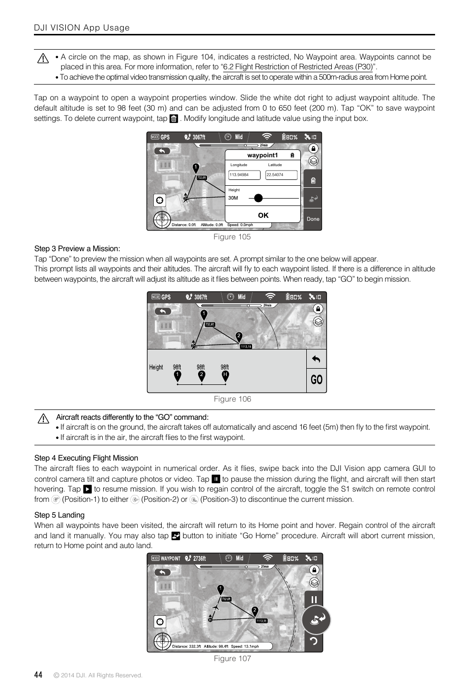 DJI Phantom 2 Vision Plus User Manual User Manual | Page 44 / 52