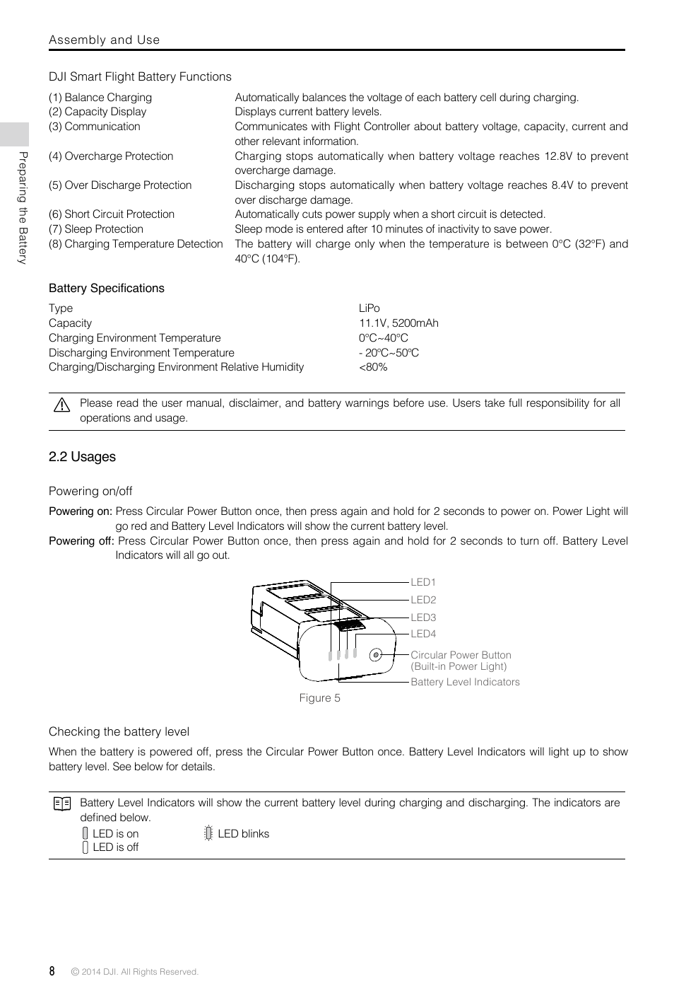 2 usages | DJI Phantom 2 Vision Plus User Manual User Manual | Page 8 / 52