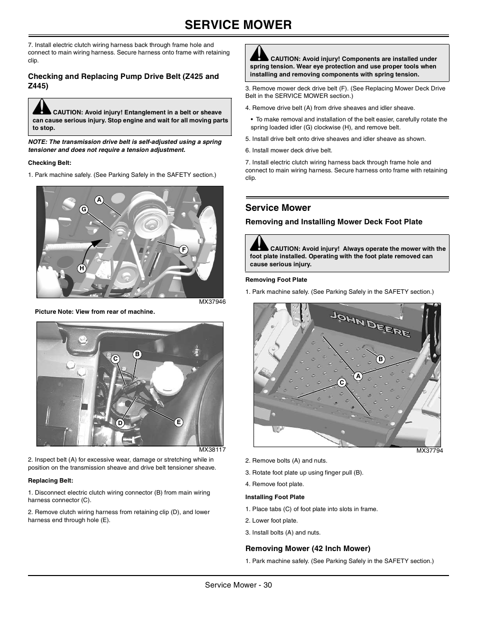 John Deere Z425 Drive Belt Diagram Free Wiring Diagram