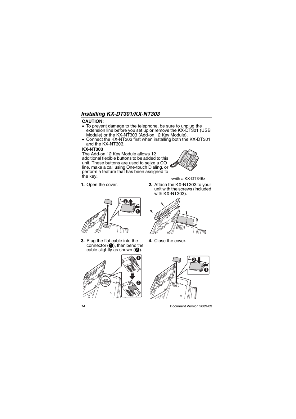Panasonic kx-dt343 User Manual | Page 14 / 24 | Also for: KX-DT333, KX ...