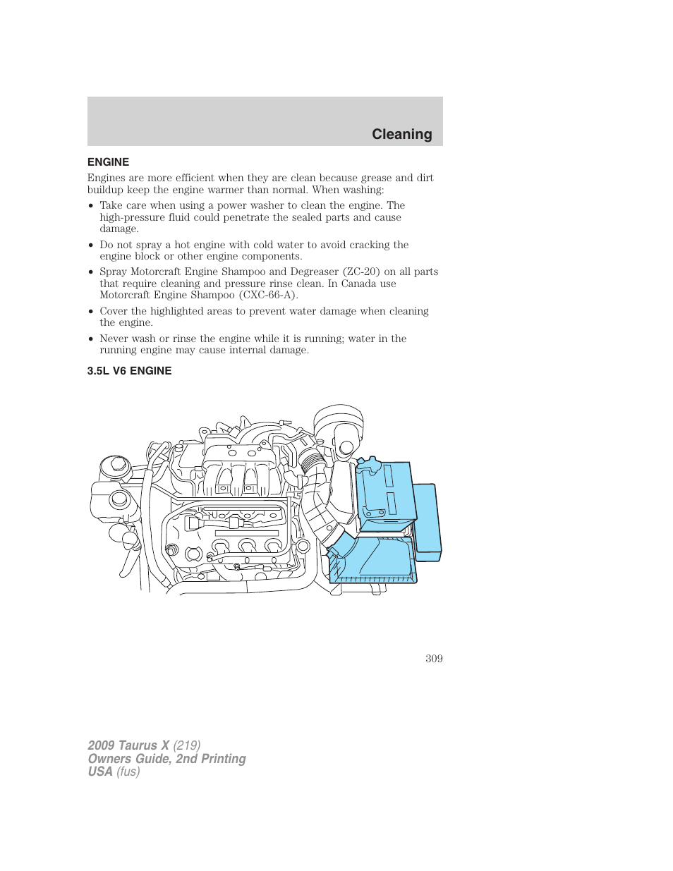 2009 ford taurus limited owners manual