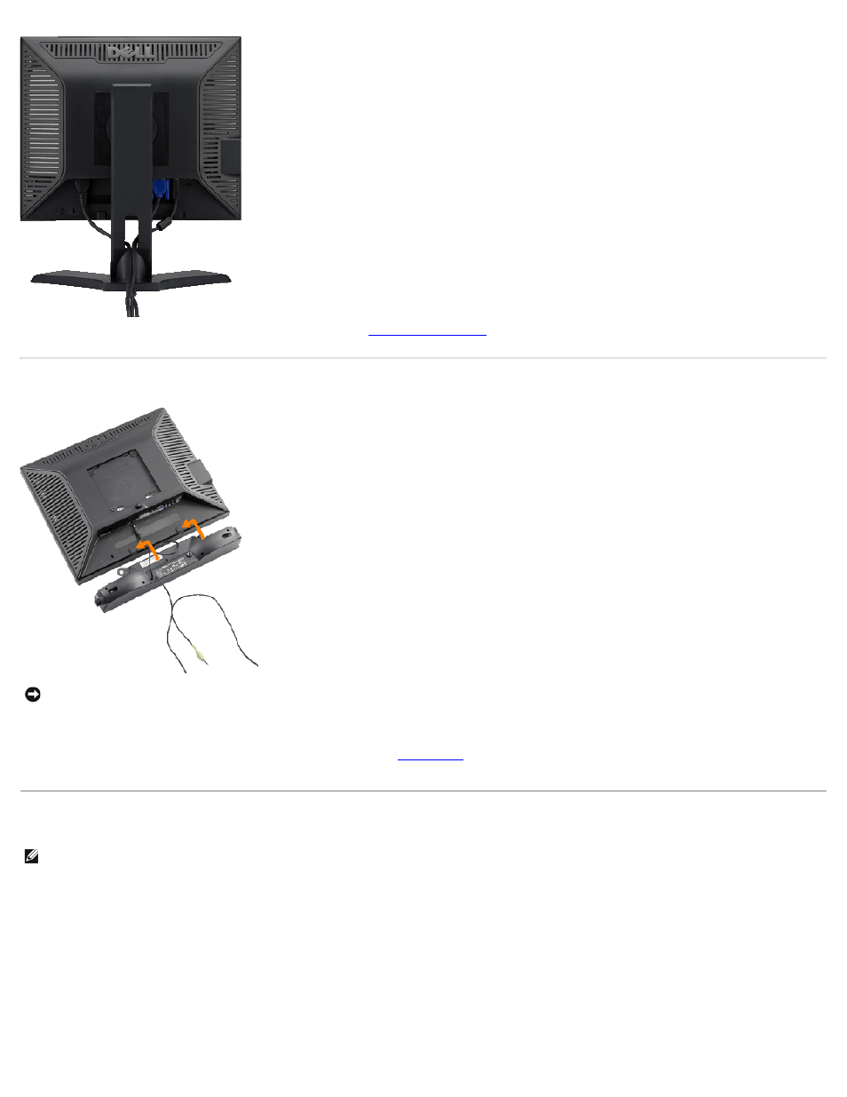 Attaching the soundbar (optional), Removing the stand, Attaching the
