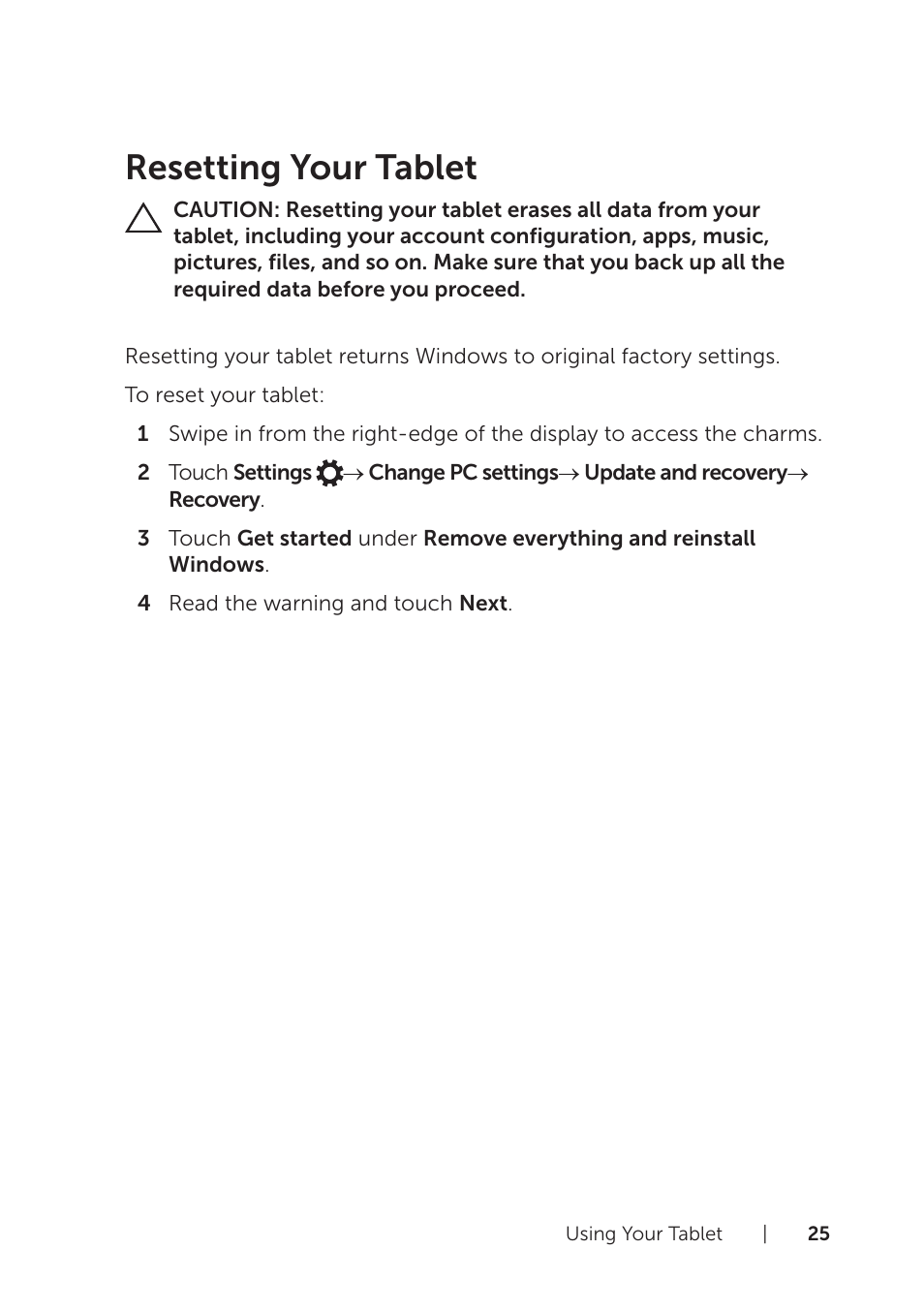 Dell Venue 8 3830 User Manual