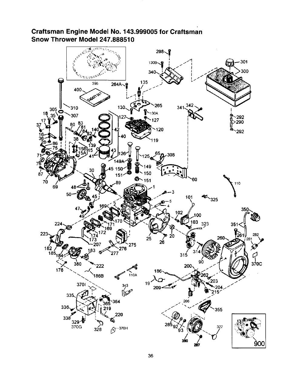 Craftsman 247.888510 User Manual | Page 36 / 40