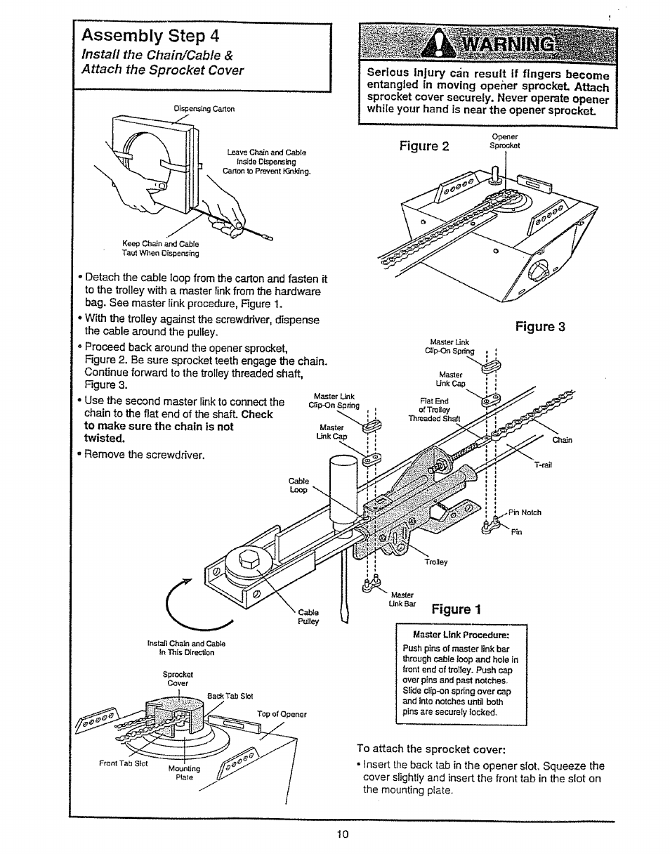 Assembly step 4 | Craftsman 139.53675SRT User Manual | Page 10 / 40