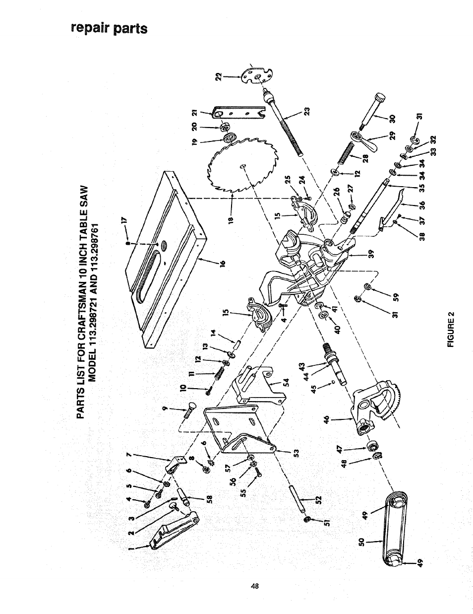 Craftsman 113.298761 User Manual | Page 48 / 56 | Also for: 113.298721