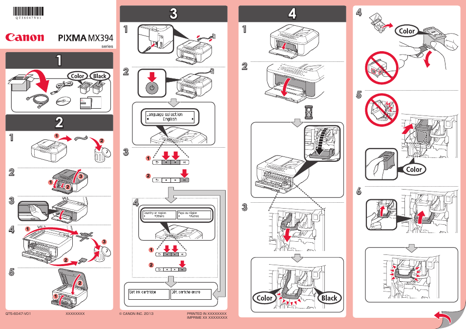Canon PIXMA MX394 User Manual | 4 pages