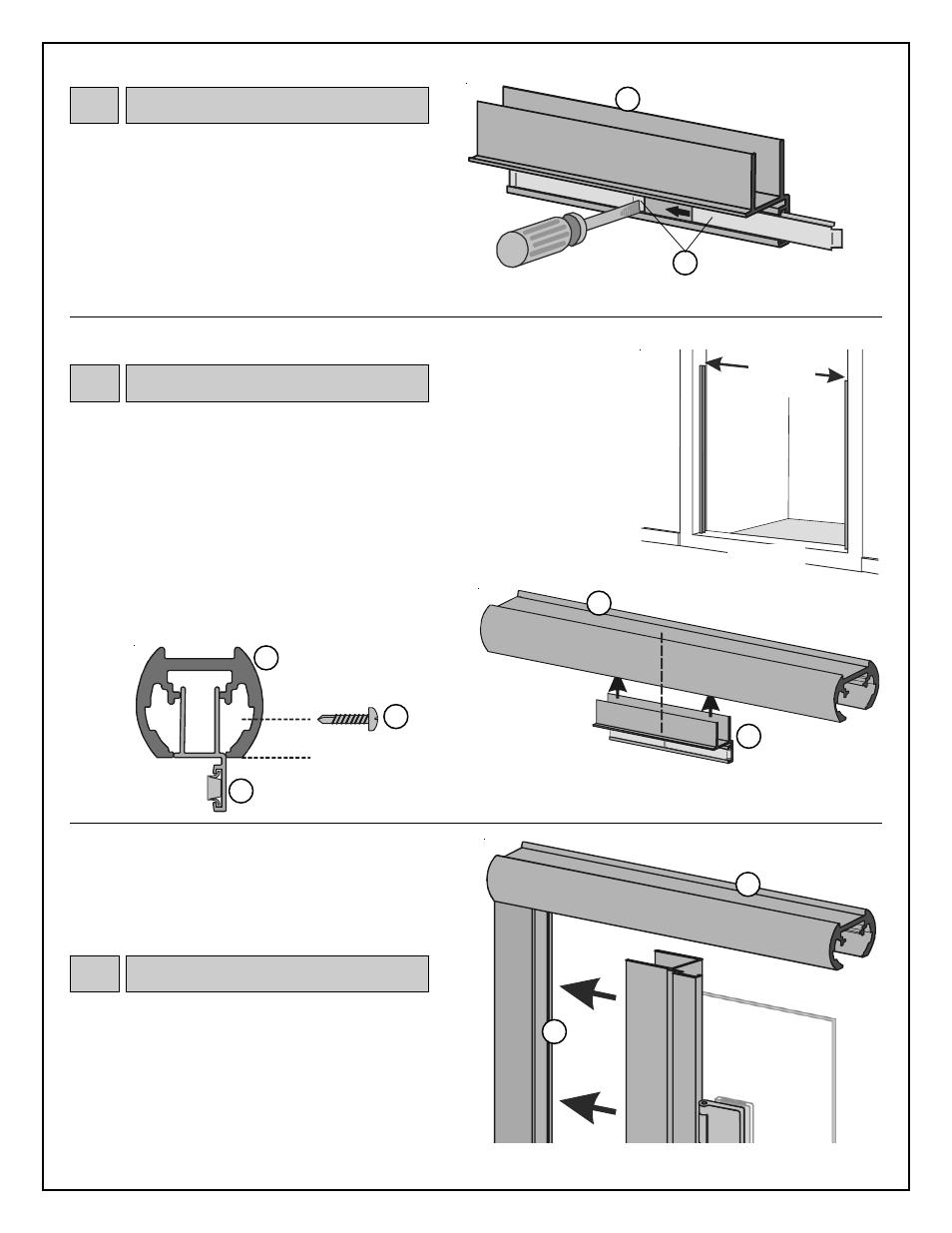 Magnetic Stop Header Door Panels Hinge Rails Coral