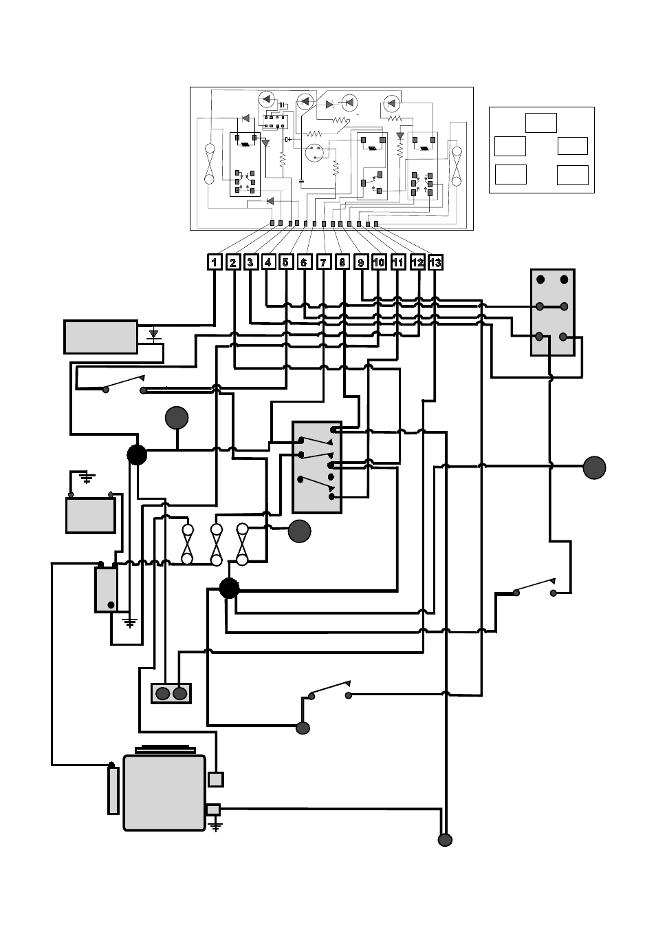 Tractor wiring diagram | Countax Garden Tractor User Manual | Page 23 / 26