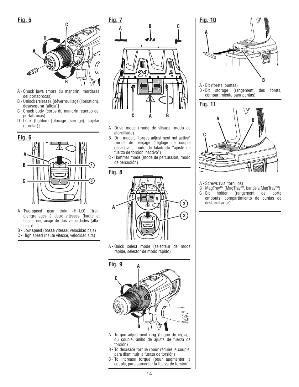 Ryobi P212B User Manual | Page 36 / 40