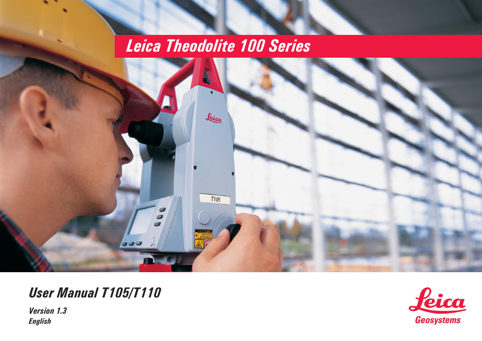Leica Geosystems T100 User Manual | 64 pages