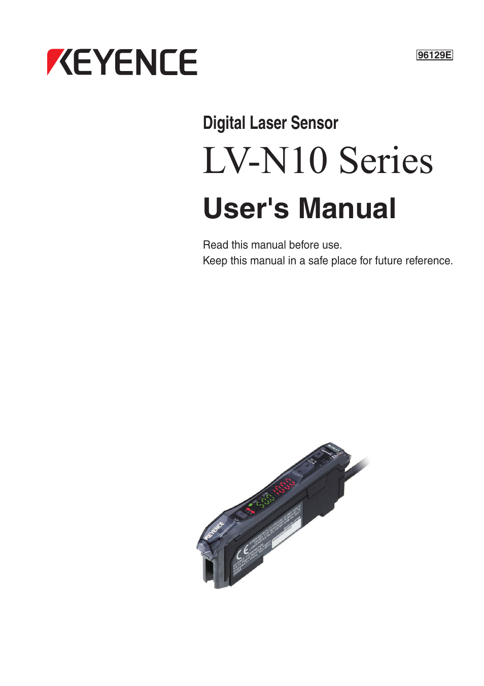 KEYENCE LV-N10 Series User Manual | 112 pages