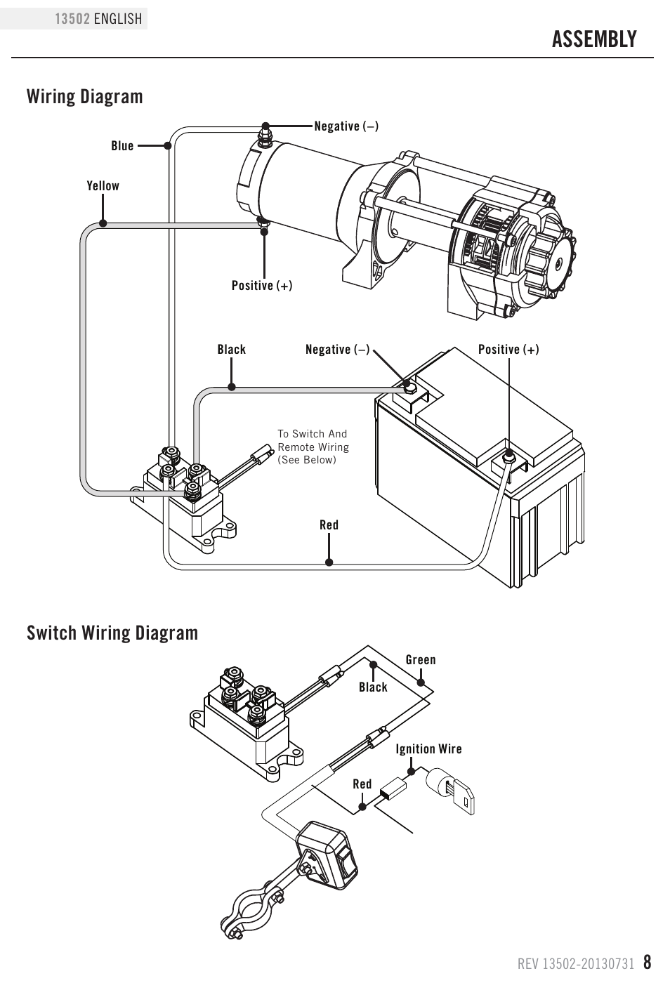 Assembly  Wiring Diagram Switch Wiring Diagram