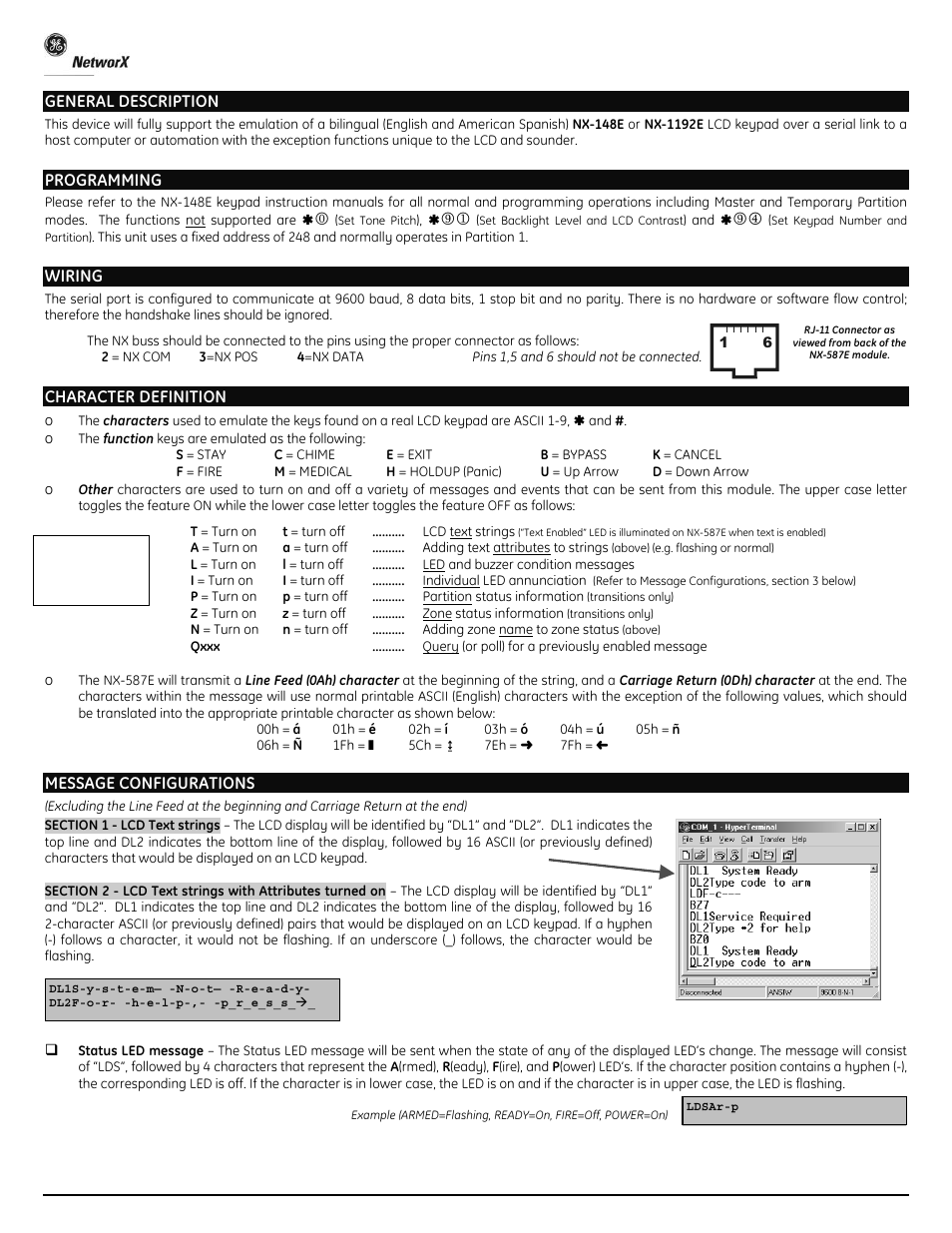 Interlogix NX-587E User Manual | 2 pages