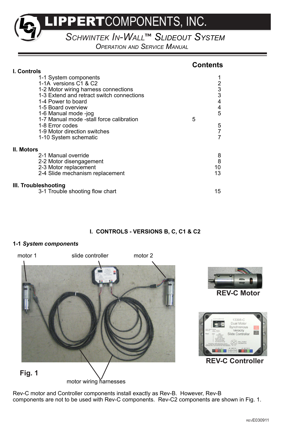 Lippert Components In Wall Slide-Out System User Manual | 16 pages