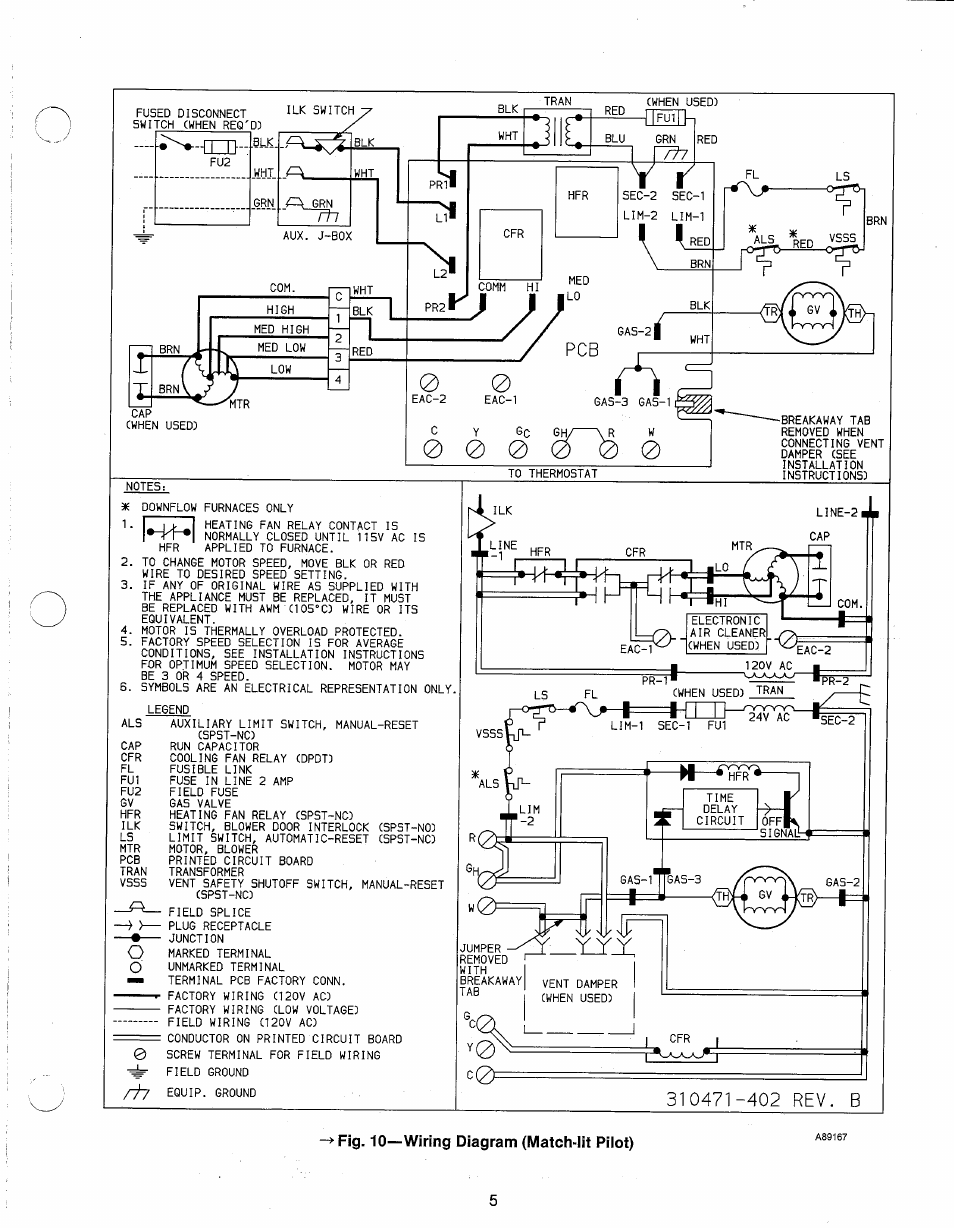 Fig. 10—wiring diagram (match-iit pilot) | Carrier 58DR User Manual | Page 5 / 12
