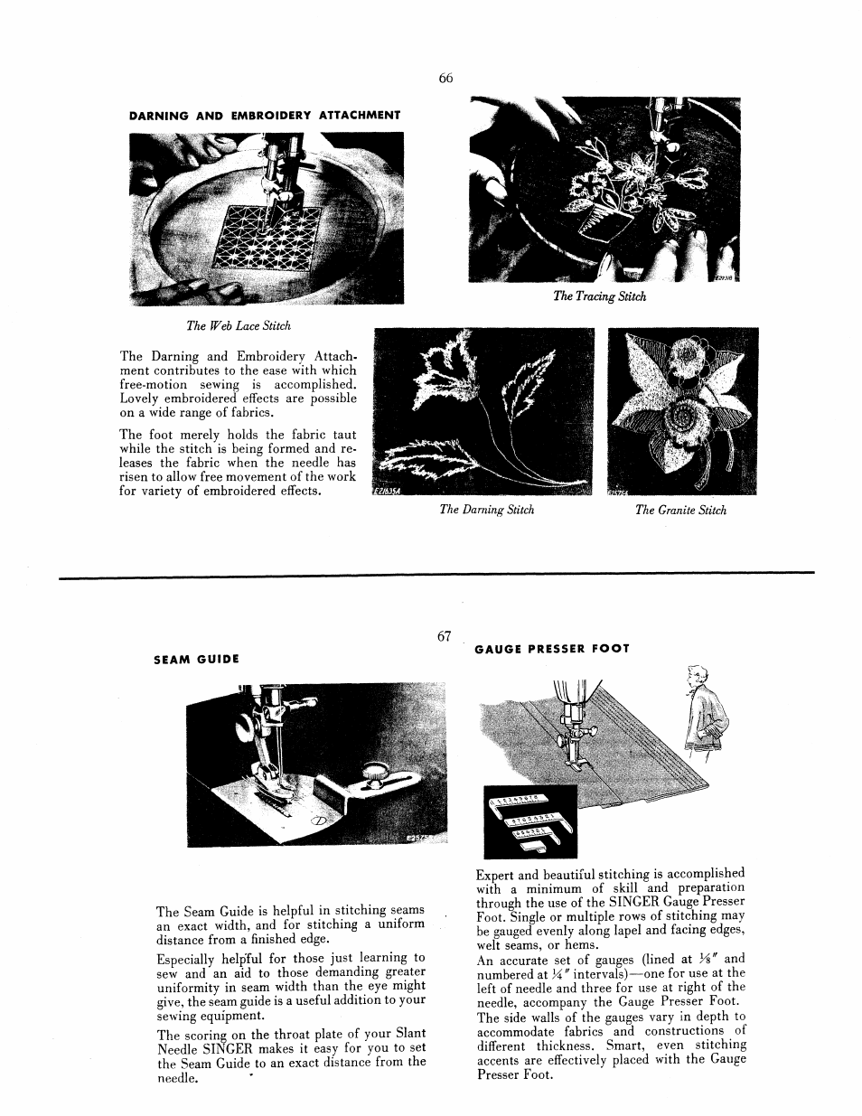 Seam guide | SINGER 301 User Manual | Page 35 / 36
