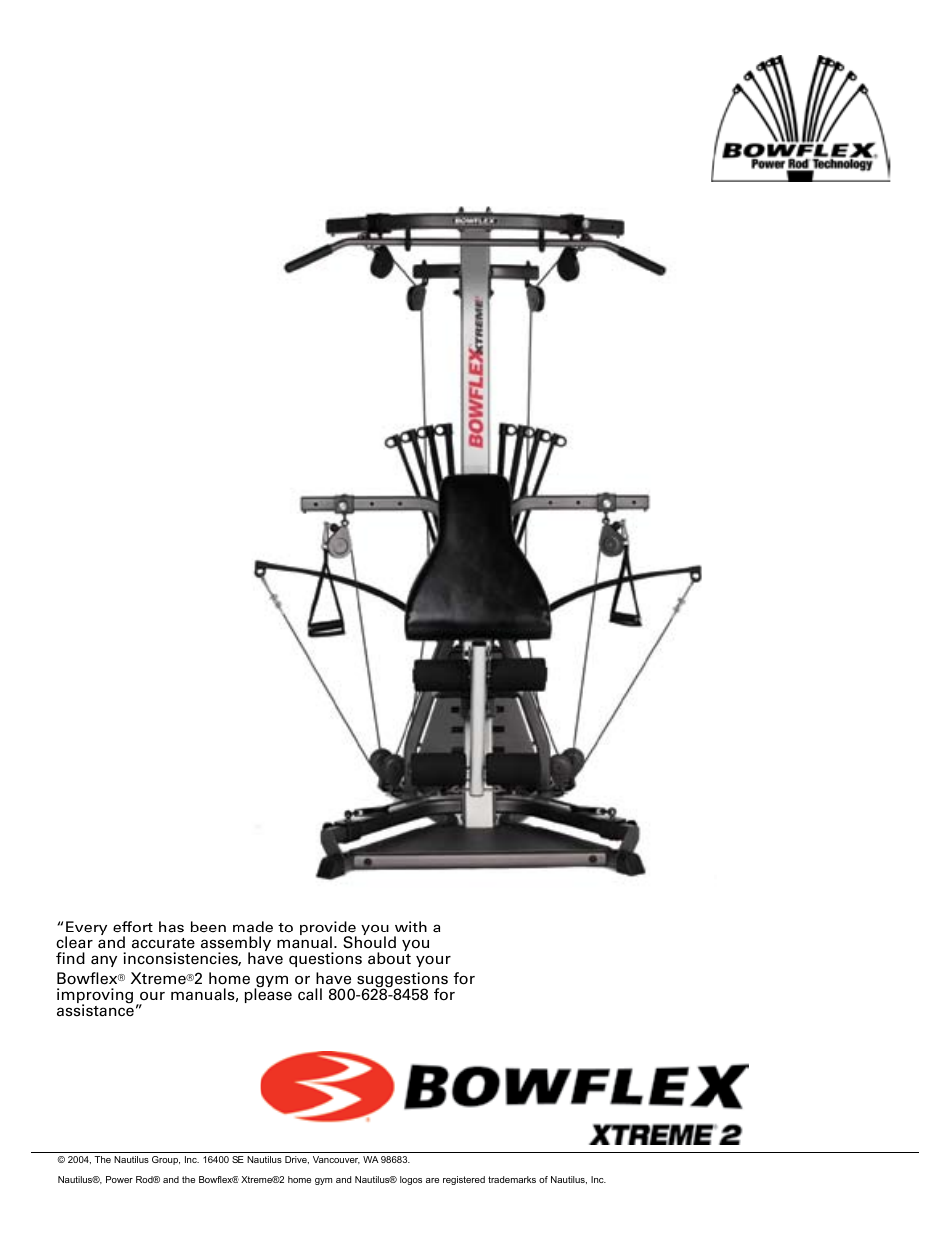 Bowflex Xtreme 2 User Manual | Page 23 / 23