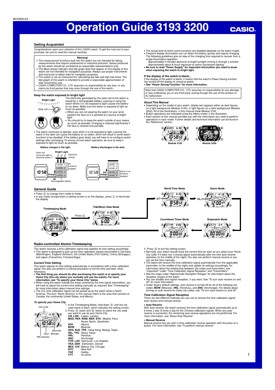 casio 3193 3200
