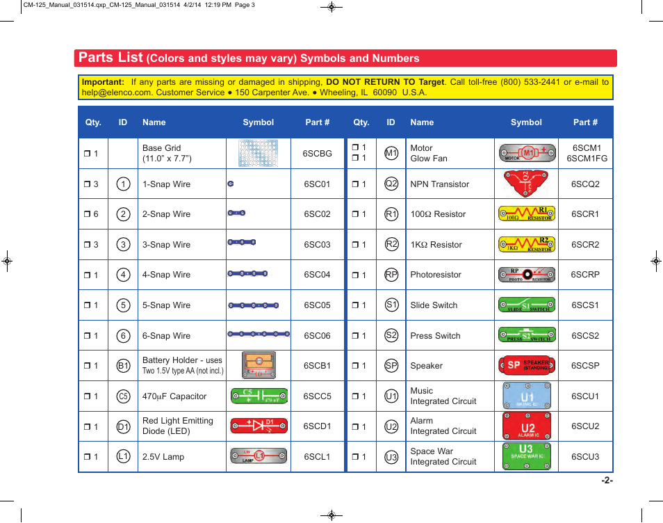 circuit maker skill builder 125