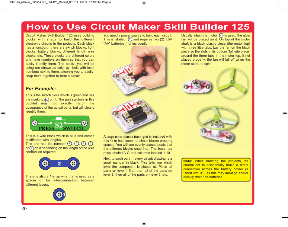 snap circuit skill builder125