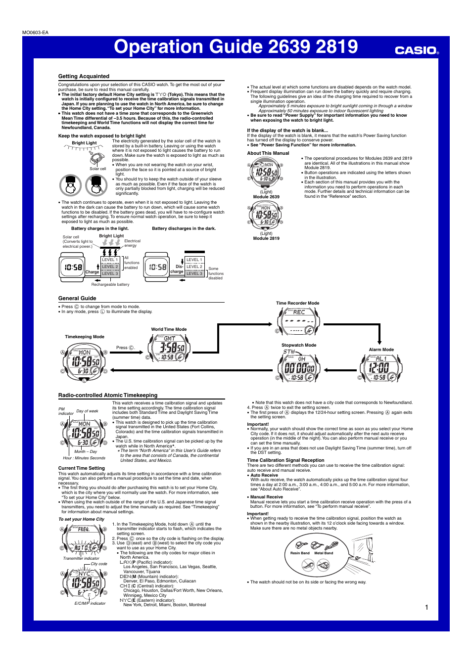 casio 5554 manual
