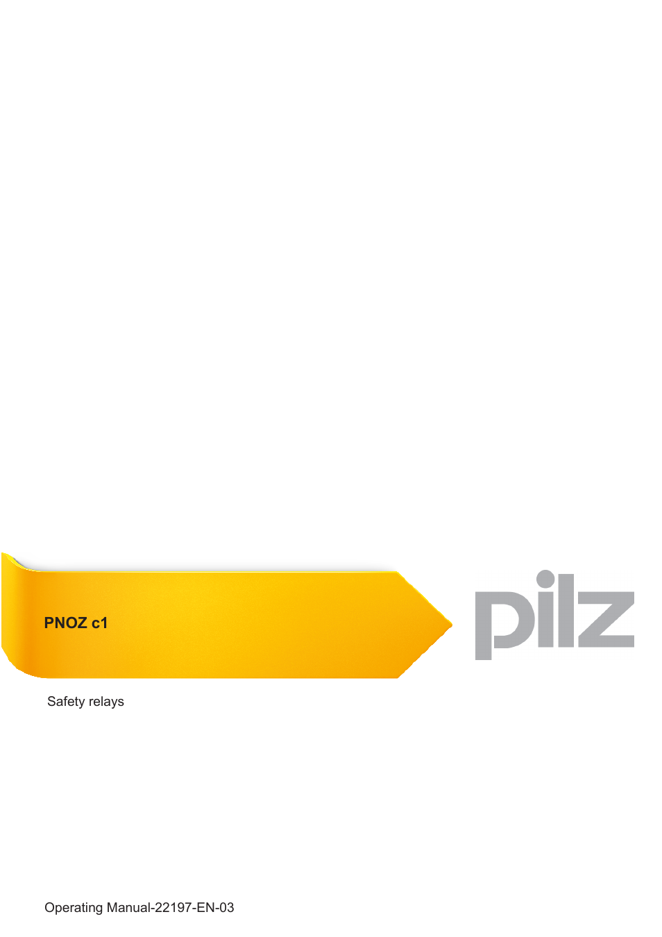 Pilz PNOZ c1 24VDC 3n/o 1n/c User Manual | 15 pages