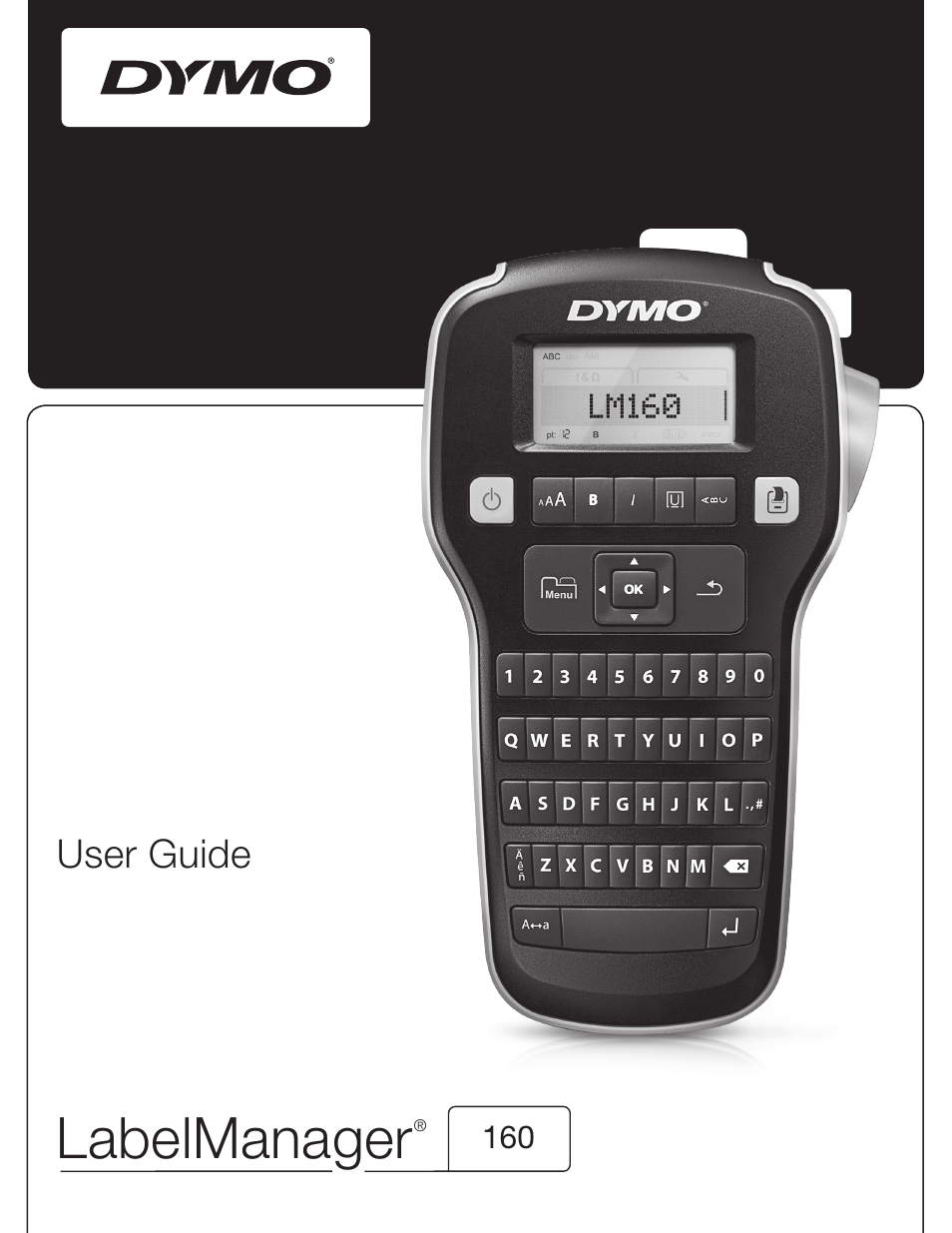 Dymo 160 User Manual | 11 pages