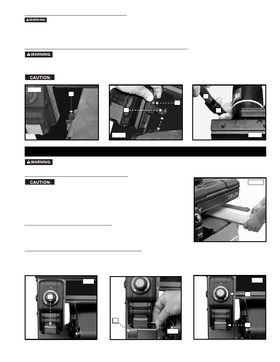 Operating controls and adjustments | Delta 31-260X User Manual | Page 9