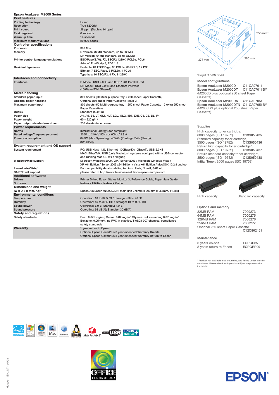 Epson Aculaser M2000 Driver Windows 8.1