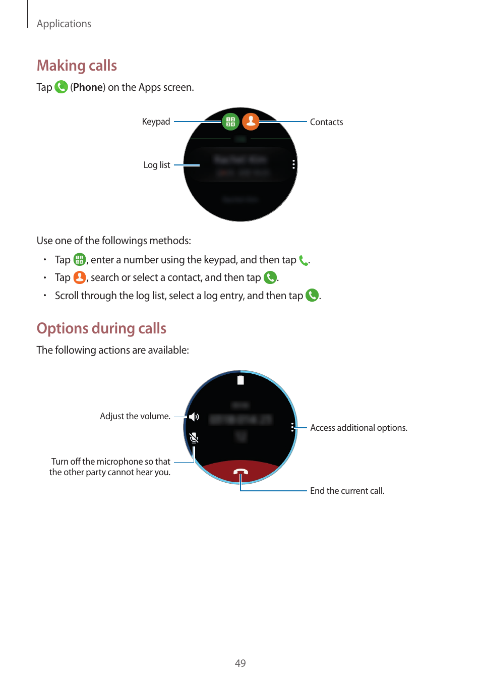 samsung gear s3 wifi calling