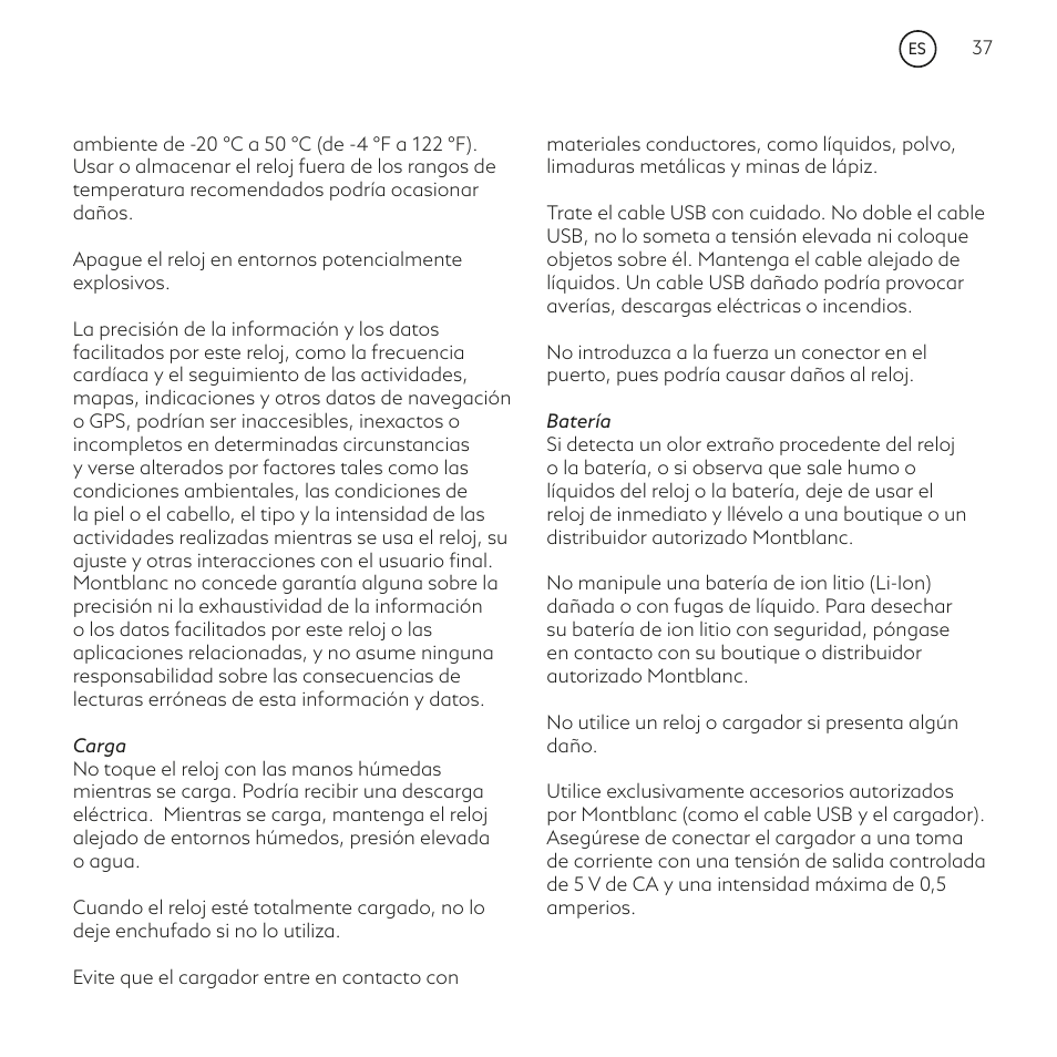 montblanc summit 2 user manual