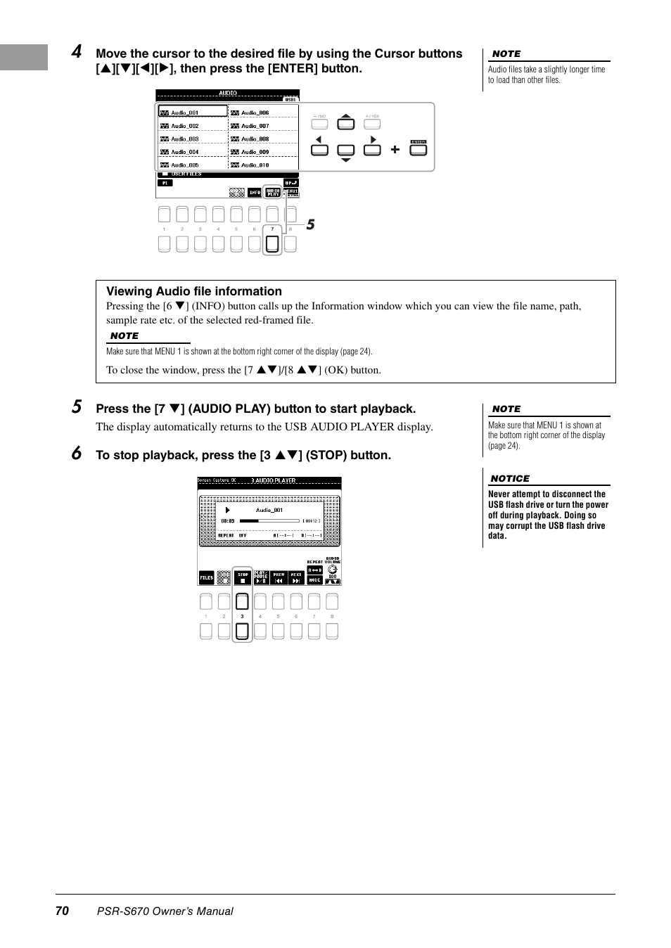 Yamaha PSR-S670 User Manual | Page 70 / 108