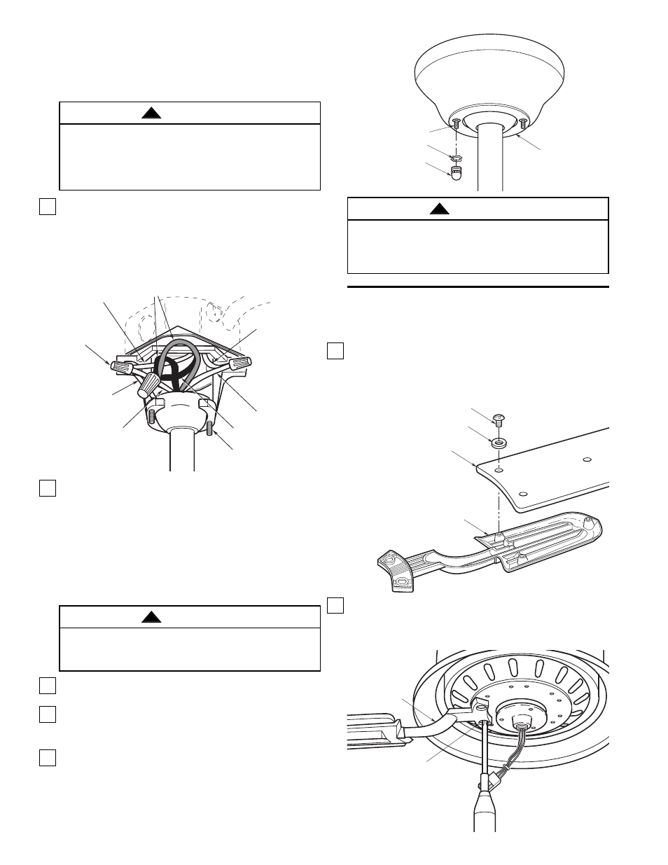 Wiring Your Ceiling Fan Final Assembly Of The Ceiling Fan