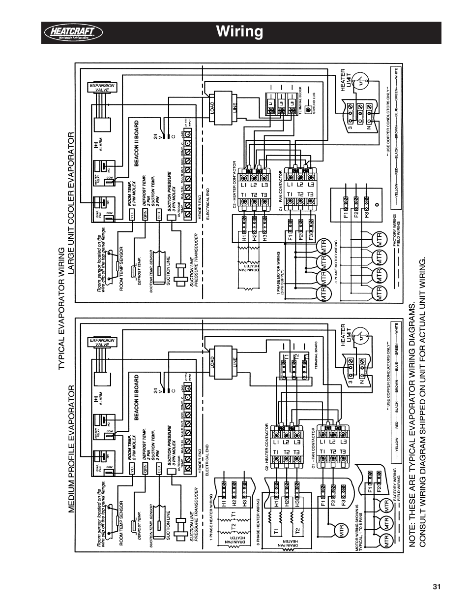 Wiring | Heatcraft Refrigeration Products BEACON II H-IM-79E User