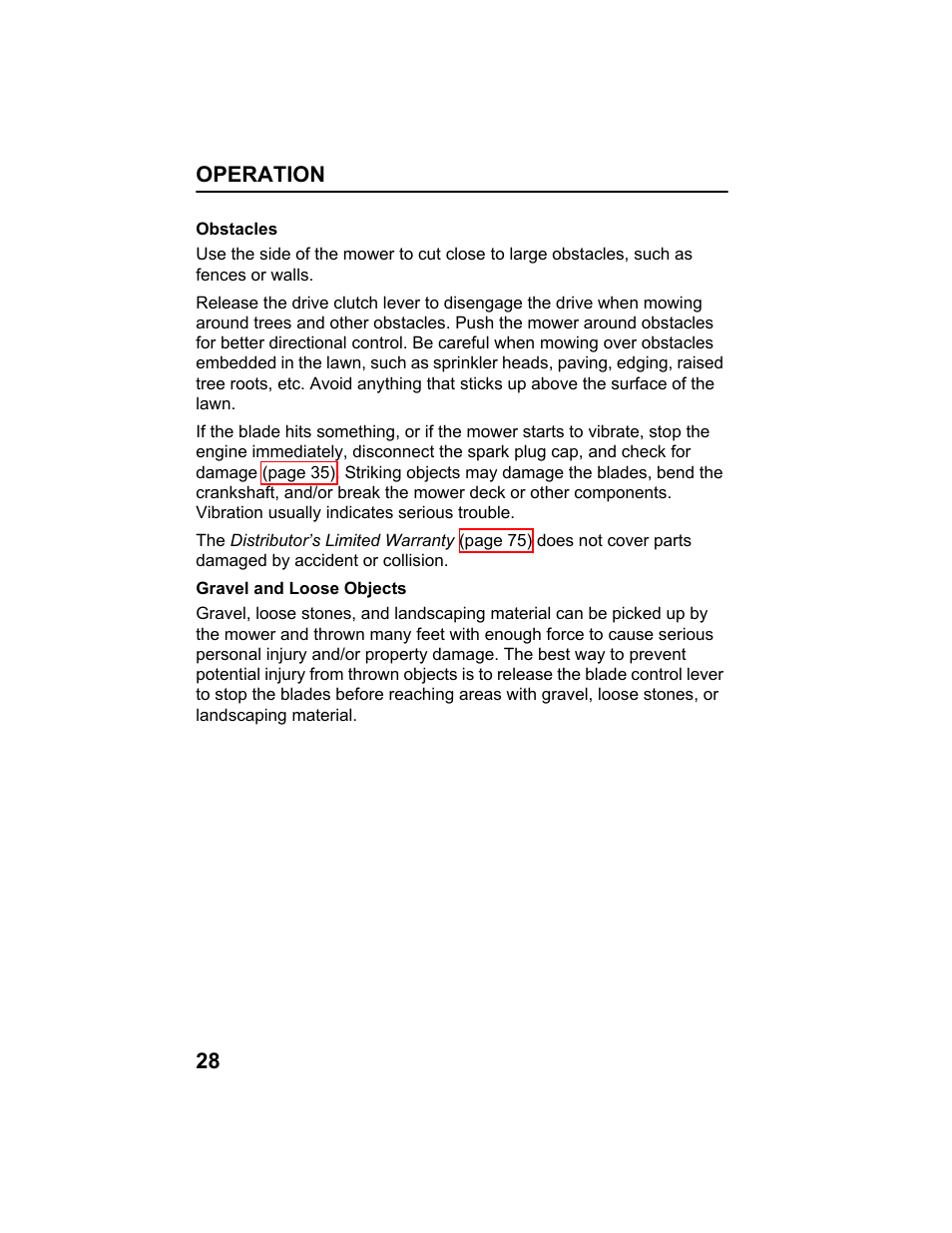 HONDA HRX217HXA User Manual | Page 30 / 86 | Also for: HRX217HMA
