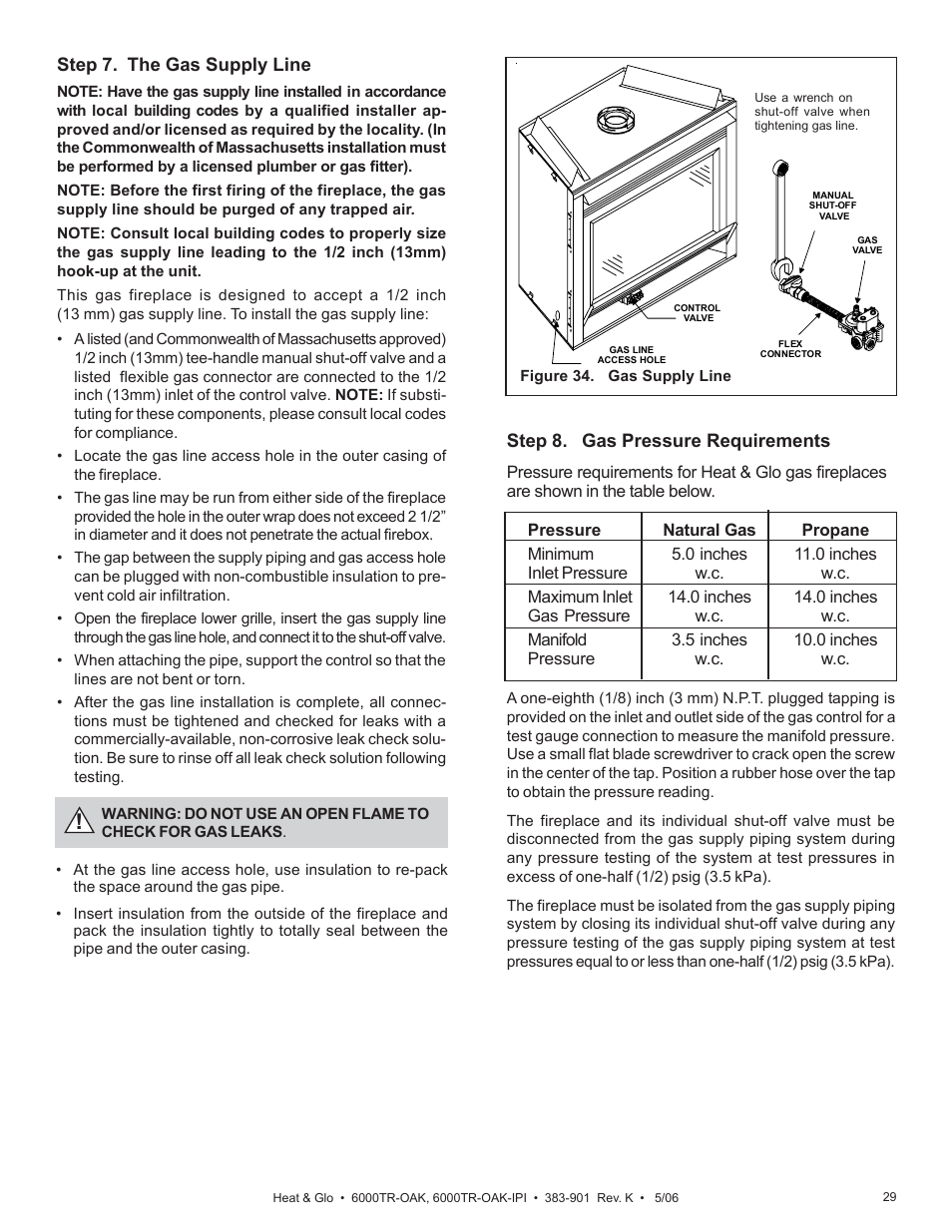 Heat & Glo Fireplace 6000TR-OAK User Manual | Page 25 / 31 | Also for