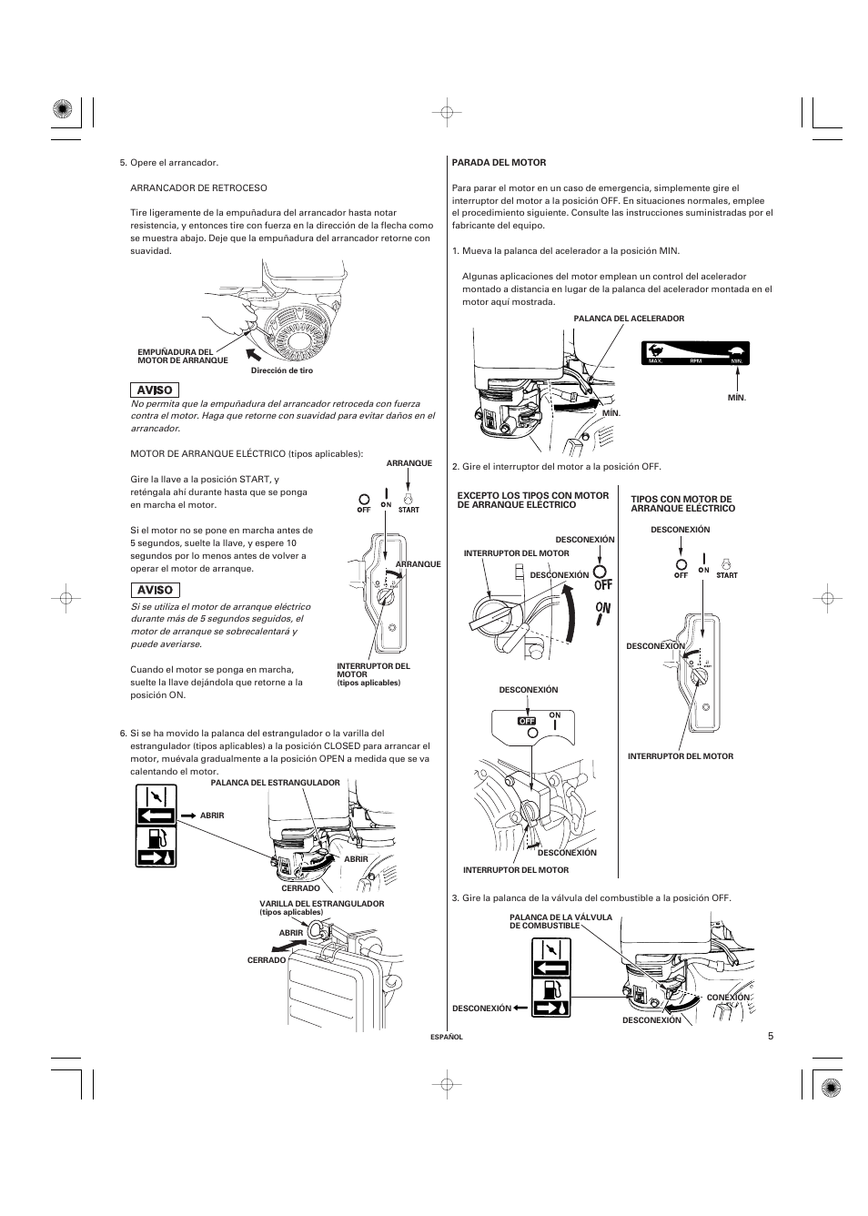 HONDA GX270 User Manual | Page 45 / 60 | Also for: GX240, GX340, GX390