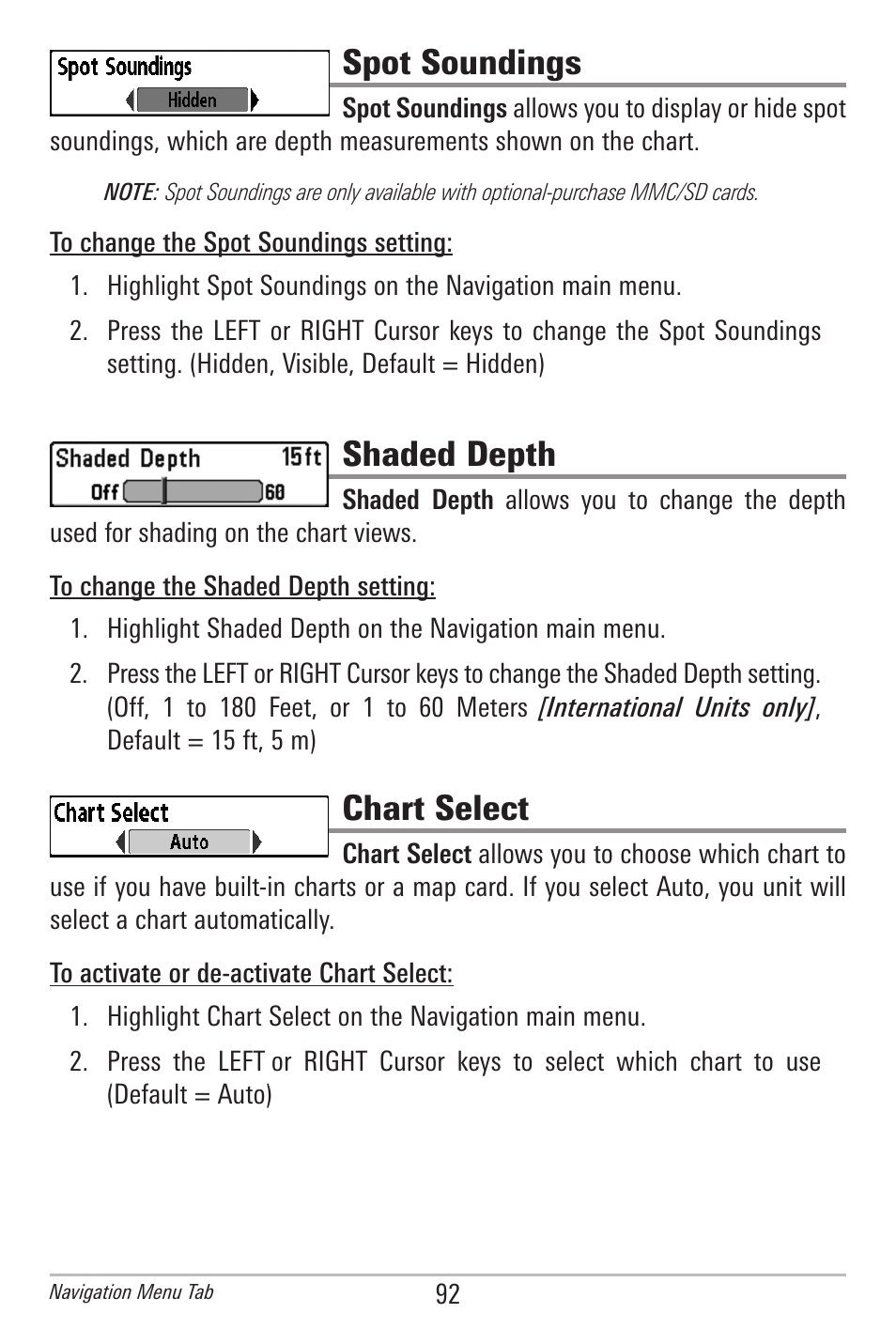 Humminbird Chart Select