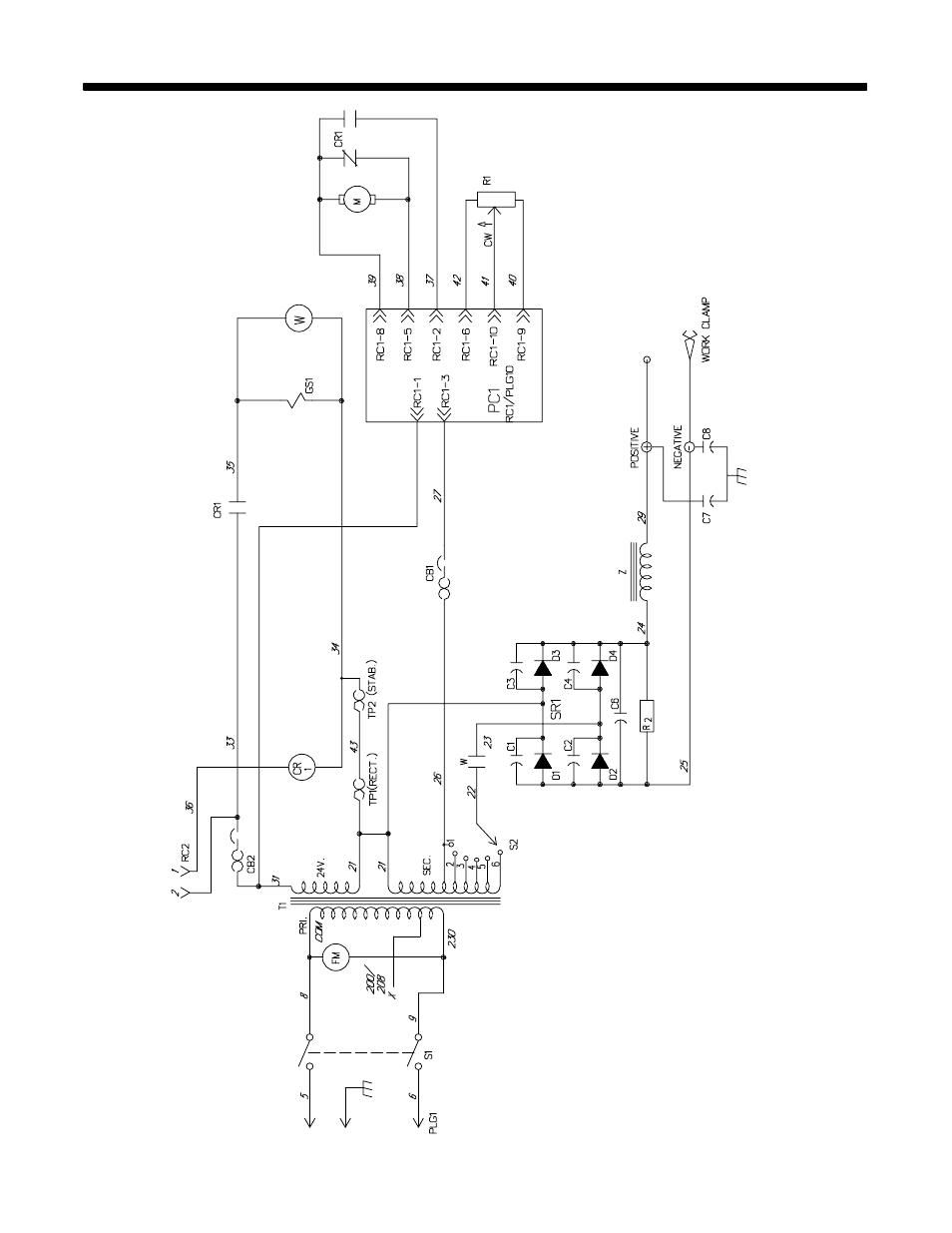 5 – electrical diagram | Hobart Welding Products BETA-MIG 1800 User