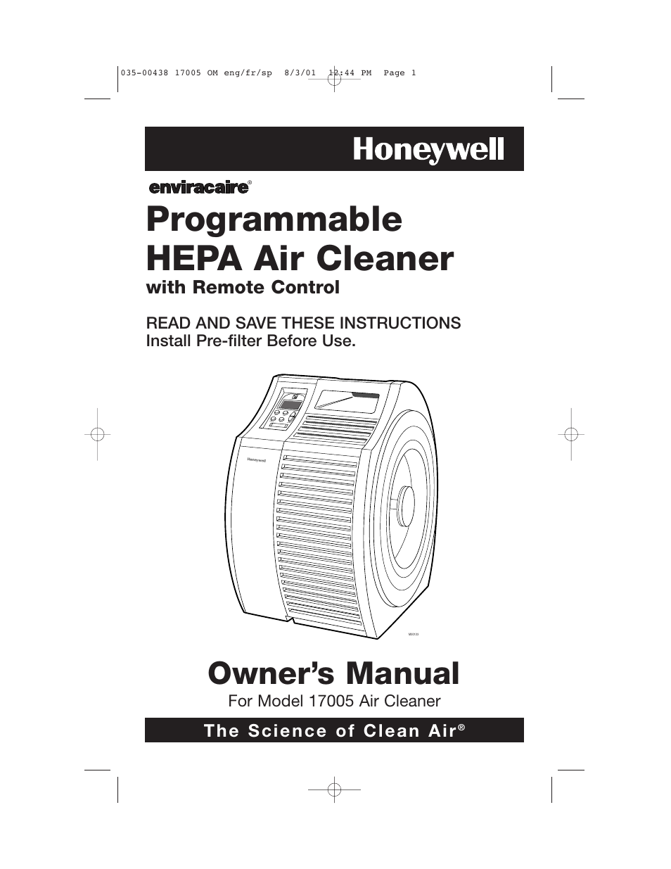 Honeywell 17005 User Manual | 32 pages