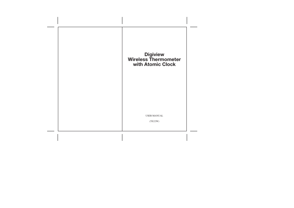 Honeywell TE22W User Manual | 9 pages