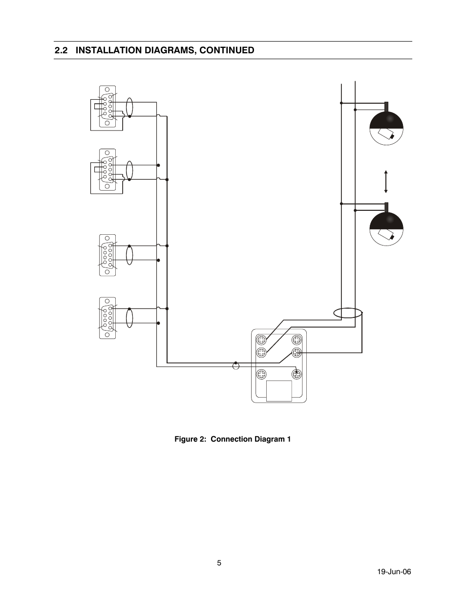 2 installation diagrams, continued, Figure 2: connection diagram 1 | Honeywell HEGS5001 User Manual | Page 15 / 68