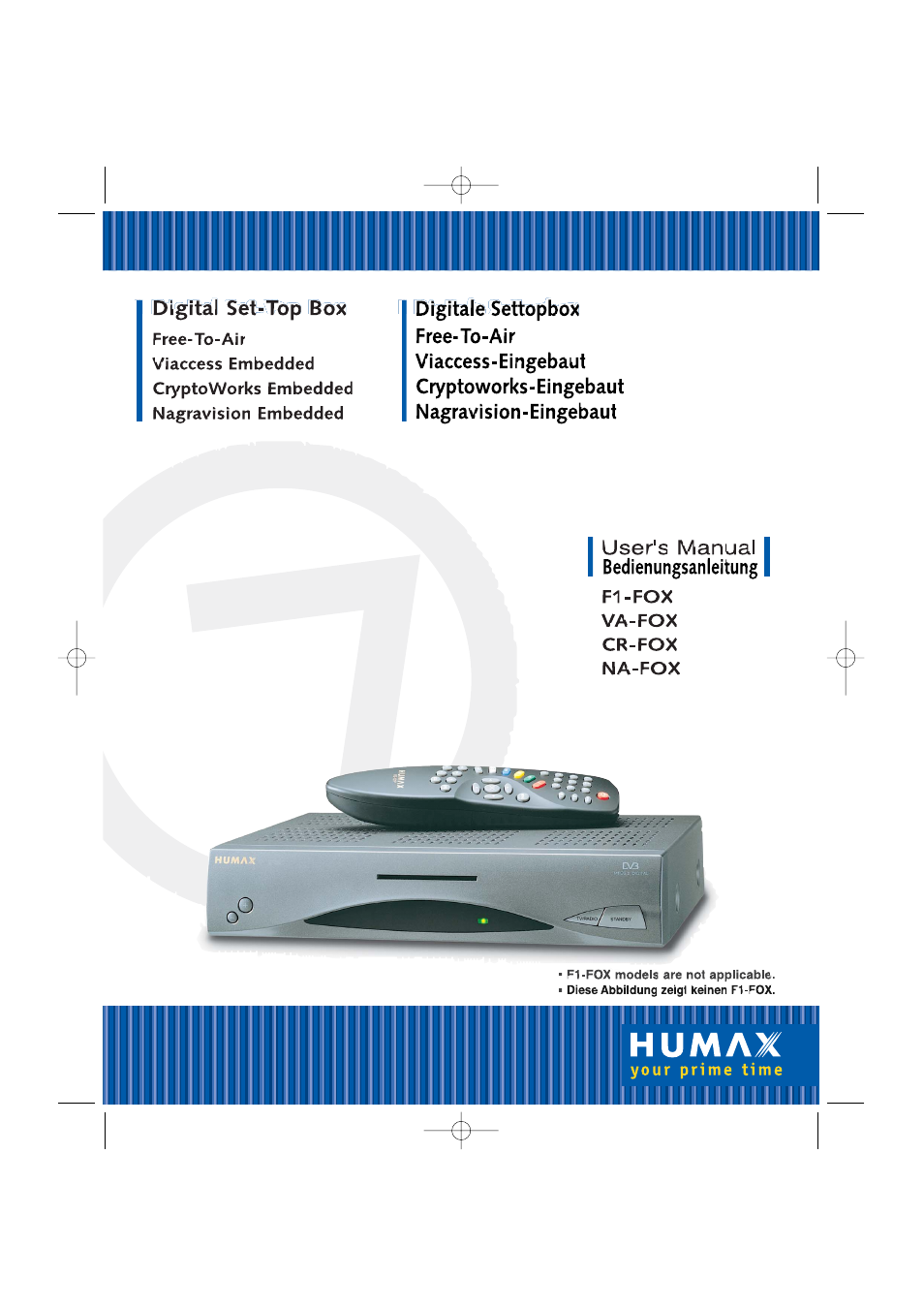 Humax VA-FOX User Manual | 51 pages