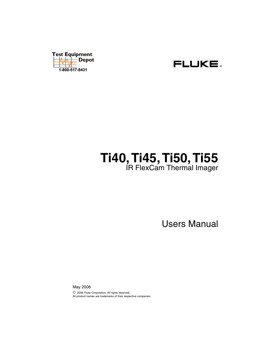 Fluke Ti50 User Manual | 136 pages