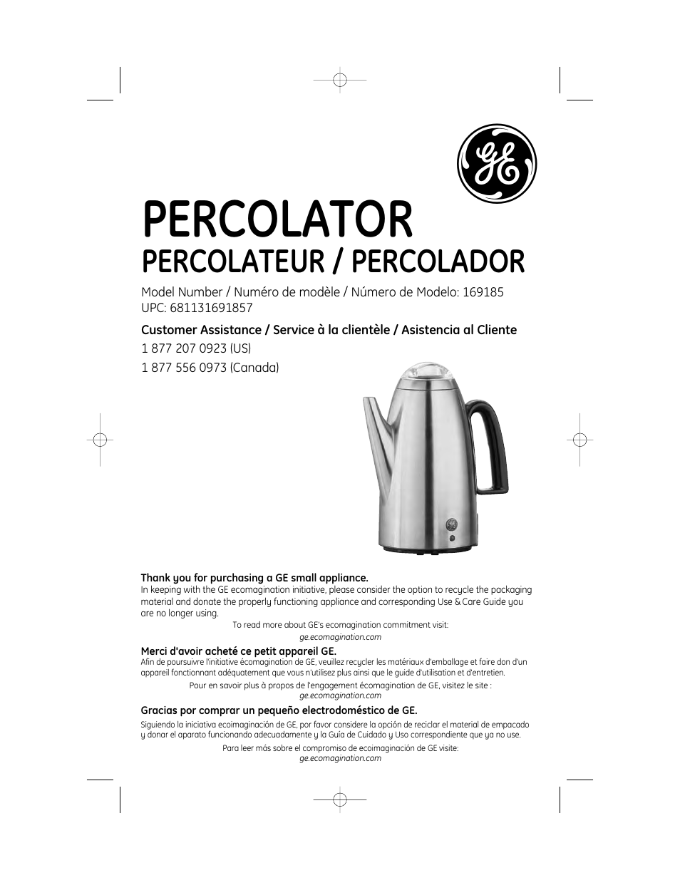 GE 681131691857 User Manual | 6 pages