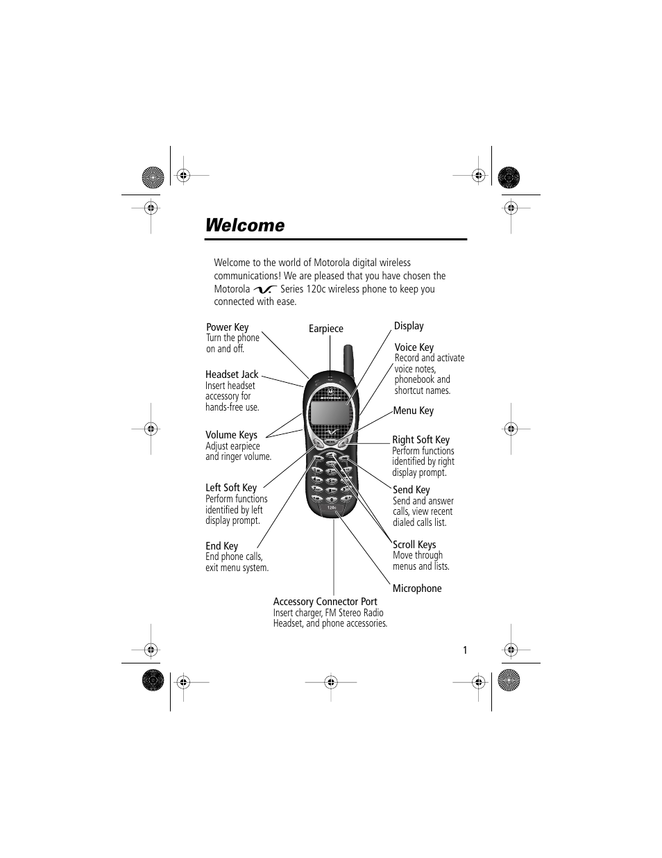 Motorola V Series 120c User Manual | 122 pages